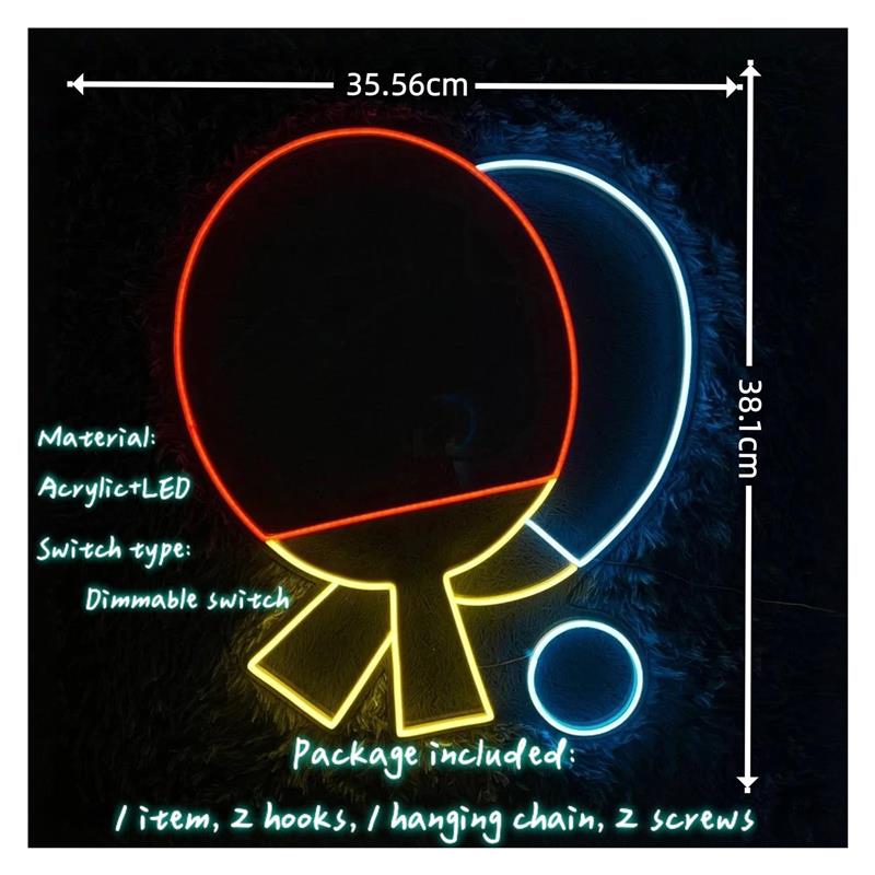 LED Ping Pong Paddle Neon Tabe - Hall Table Tennis incelemesi ve fiyatı